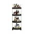 Декоративная угловая полка на четыре яруса для ванной Corner storage rack 88х34х25 см Угловая полка-этажерка