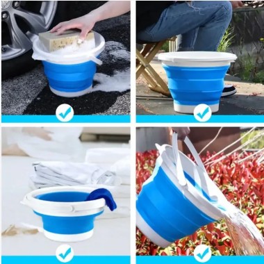 Ведро 10 литров туристическое складное SmartUS Collapsible Bucket