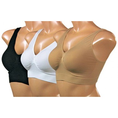 Бесшовный бюстгальтер без косточек Ahh Bra, XL комплект из 3х штук