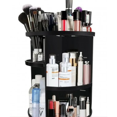 Пластиковый вращающийся органайзер для косметики 360° AND LY-705