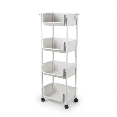 Этажерка на колесиках полка для хранения книг, журналов, детских игрушек, посуды Storage rack AND905