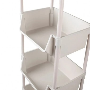 Этажерка на колесиках полка для хранения книг, журналов, детских игрушек, посуды Storage rack AND905