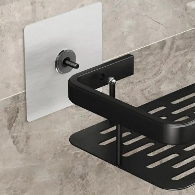 Подвесная металлическая полка для ванной комнаты Bathroom shelf Органайзер в ванную До 10 кг Подвесная металлическая полка для ванной комнаты Bathroom shelf Органайзер в ванную До 10 кг