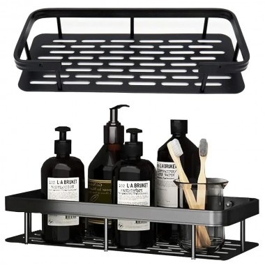 Подвесная металлическая полка для ванной комнаты Bathroom shelf Органайзер в ванную До 10 кг Подвесная металлическая полка для ванной комнаты Bathroom shelf Органайзер в ванную До 10 кг