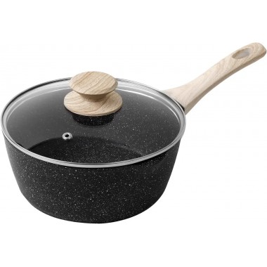 Сотейник с толстым дном объемом 1,2 л с антипригарным керамическим покрытием 16 см Rainberg RB-769