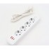 Удлинитель на 4 розетки +2USB,Type-c, 2м, Q603 Белый / Сетевой удлинитель / Переноска розетка / Сетевой фильтр