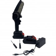 Цепная электропила Сhainsaw для обрезки деревьев и кустарников Ручная пила с 2 съемными аккумуляторами 24V