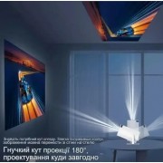 Портативный 4K UHD мини-проектор Magcubic HY300 Черный Android 12 С поддержкой Wi-Fi Bluetooth