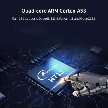 Портативный 4K UHD мини-проектор Magcubic HY300 Черный Android 12 С поддержкой Wi-Fi Bluetooth