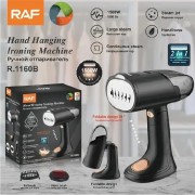 Отпариватель складной RAF R.1160B с насадками для одежды на 1500 Вт Парогенератор в дорогу для глажки одежды