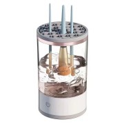 Портативный автоматический очиститель кистей для макияжа Makeup Brush Cleaner USB Белый RD-1805