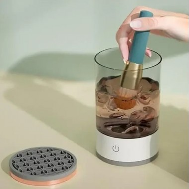 Портативный автоматический очиститель кистей для макияжа Makeup Brush Cleaner USB Белый RD-1805