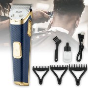 Машинка для стрижки на аккумуляторе с 3 насадками RAF R.475 Синяя