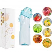 Бутылка air up для воды спортивная пластиковая с ароматизаторами + 2 капсулы 650мл Голубой