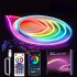 Светодиодная неоновая USB лента с управлением от телефона SFK-11 Bluetooth Гибкая светодиодная лента RGB 5м