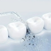 Портативный ирригатор для зубов, 3 режима, 4 насадки, A12 / Ирригатор полости рта / Ирригатор для брекетов