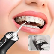 Портативный ирригатор для зубов, 3 режима, 4 насадки, A12 / Ирригатор полости рта / Ирригатор для брекетов