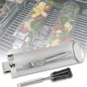 Решетка-гриль из нержавеющей стали для барбекю с щеткой GRIL