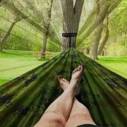 Гамак туристический 260х140 см с москитной сеткой и карманом GMSK-01 260х140см Пиксель