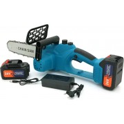 Аккумуляторная цепная мини электро-пила 8'' Chain Saw Мощный веткорез с 2 аккумуляторами