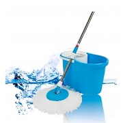 Универсальная швабра с отжимом-центрифугой и ведром Easy Mop “Круглая Швабра”