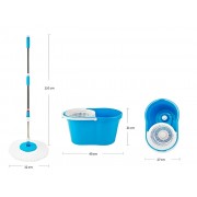 Универсальная швабра с отжимом-центрифугой и ведром Easy Mop “Круглая Швабра”