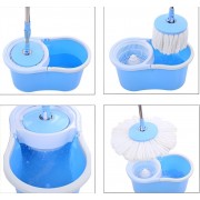 Универсальная швабра с отжимом-центрифугой и ведром Easy Mop “Круглая Швабра”