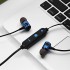 Наушники с Bluetooth/MicroCD (Магнитные, спортивные, мощные) MG-G20 Синий