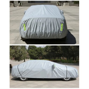 Автомобильная накидка от дождя и пыли, XXL 580х175х120см / Защитный чехол на седан / Защитный тент на машину