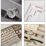 Акриловая шкатулка-органайзер для украшений 3-х уровневая