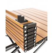 Стол для пикника складной прямоугольный в чехле 95x55x50 см Туристический STD-08 Коричневый