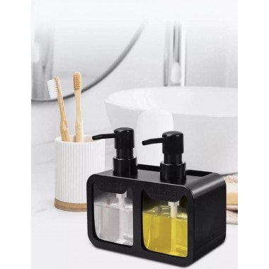 Raygood Кухонный диспенсер для моющего средства 700 мл. 2в1 для мытья рук и посуды Raygood Кухонный диспенсер для моющего средства 700 мл. 2в1 для мытья рук и посуды