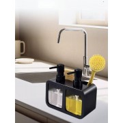 Raygood Кухонный диспенсер для моющего средства 700 мл. 2в1 для мытья рук и посуды