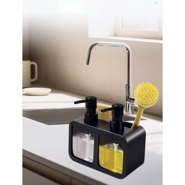 Raygood Кухонный диспенсер для моющего средства 700 мл. 2в1 для мытья рук и посуды Raygood Кухонный диспенсер для моющего средства 700 мл. 2в1 для мытья рук и посуды