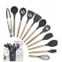 Силиконовый кухонный набор принадлежностей Kitchen stuff 12 предметов BLACK Силиконовый кухонный набор принадлежностей Kitchen stuff 12 предметов BLACK