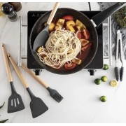 Силиконовый кухонный набор принадлежностей Kitchen stuff 12 предметов BLACK