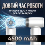Беспроводной портативный смарт фен с аккумулятором 4500mAh 55w c зарядкой от USB (Белый)