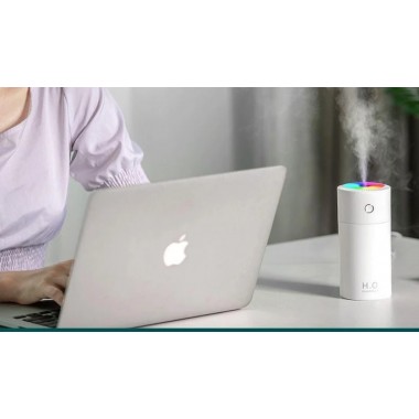 Увлажнитель воздуха с подсветкой H2O Colorful HUMIDIFIER белый, USB