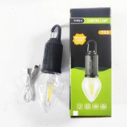 Аккумуляторная лампочка фонарь с карабином Bailong BL-T03