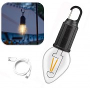 Аккумуляторная лампочка фонарь с карабином Bailong BL-T03