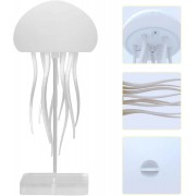 Ночник LED лампа Медуза с USB NTL-5B с движениями и цветопередачей RGB Белий