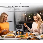 Электрическая фритюрница Zepline ZP-142 с чашей на 8 литров и встроенным грилем 3500Вт