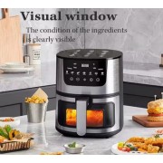 Электрическая фритюрница Zepline ZP-142 с чашей на 8 литров и встроенным грилем 3500Вт