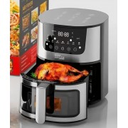 Электрическая фритюрница Zepline ZP-142 с чашей на 8 литров и встроенным грилем 3500Вт