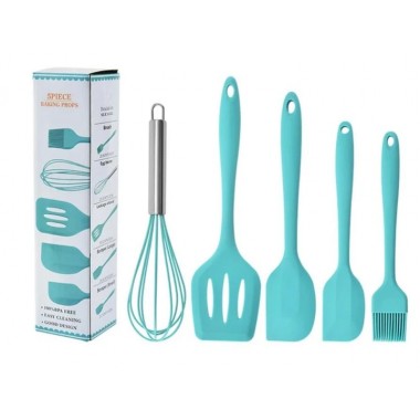 Набор силиконовых кухонных принадлежностей 5 предметов Baking Props