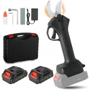 Секатор электрический 48V с двумя аккумуляторами и точильным камнем