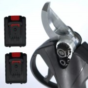 Секатор электрический 48V с двумя аккумуляторами и точильным камнем