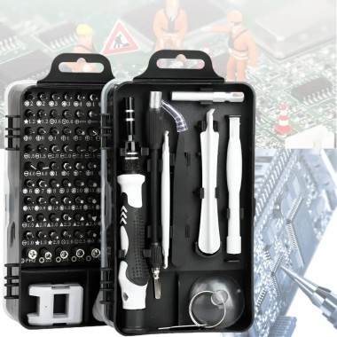 Набор отверток для ремонта мобильных телефонов и планшетов в боксе 115в1