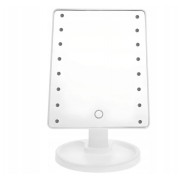 Настольное Зеркало с подсветкой Large 16LED Mirror для макияжа Белый