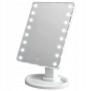 Настольное Зеркало с подсветкой Large 16LED Mirror для макияжа Белый